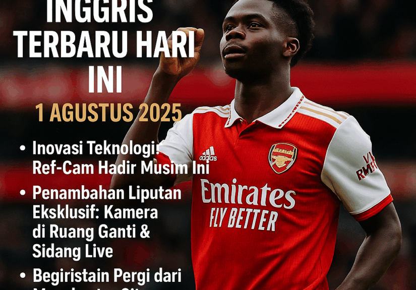 Update Liga Inggris Terbaru Hari Ini 1 Agustus 2025 | Transfer & Ref-Cam